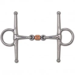 Toklat Originals Toklat Full Cheek Copper Roller Snaffle Bit Horse Bits