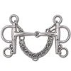 Toklat Originals Toklat Stainless Steel Snaffle Eggbutt Pelham - 4 3/4" Cheek Horse Bits