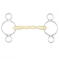 English Riding Supply Happy Mouth 2-Ring Shaped Mullen Mouth Pessoa Gag