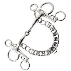 Weatherbeeta Horse Bits JP Korsteel Stainless Steel Tom Thumb Pelham Bit