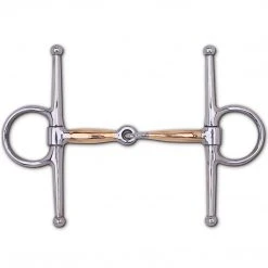 Toklat Originals Toklat Copper Thin Mouth Snaffle Full Cheek Bit