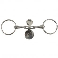 Jacks Mfg Butterfly Spoon Ring Snaffle Bit Horse Bits