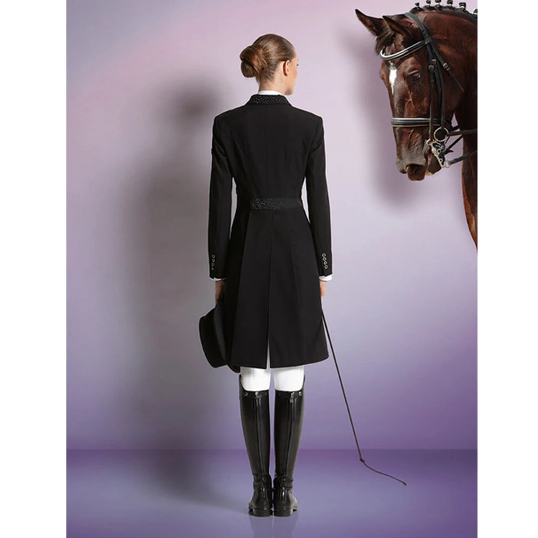 Discount 👍 Equiline Women's Marilyn Dressage Tail Coat In X-Cool Evo 💯 9 Equiline Women's Marilyn Dressage Tail Coat In X-Cool Evo