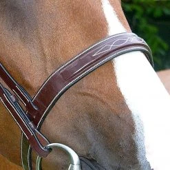 New ⭐ Sagmae Dy'on Fancy Stitch Wide Noseband Bridle English Bridles 🔥 9 Sagmae Dy'on Fancy Stitch Wide Noseband Bridle English Bridles