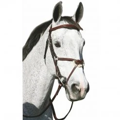 JPC Equestrian English Bridles HDR Pro Mono Crown Raised Figure Eight Bridle With Rubber Reins