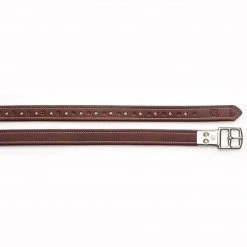 Saddlery Brands International Bates Stirrup Leathers With Contrast Stitching Saddle Pads & Fittings