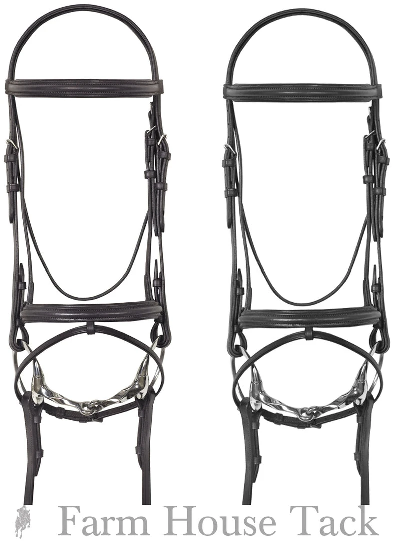 Budget 😉 English Riding Supply Camelot Lined Event Bridle 🥰 4 English Riding Supply Camelot Lined Event Bridle