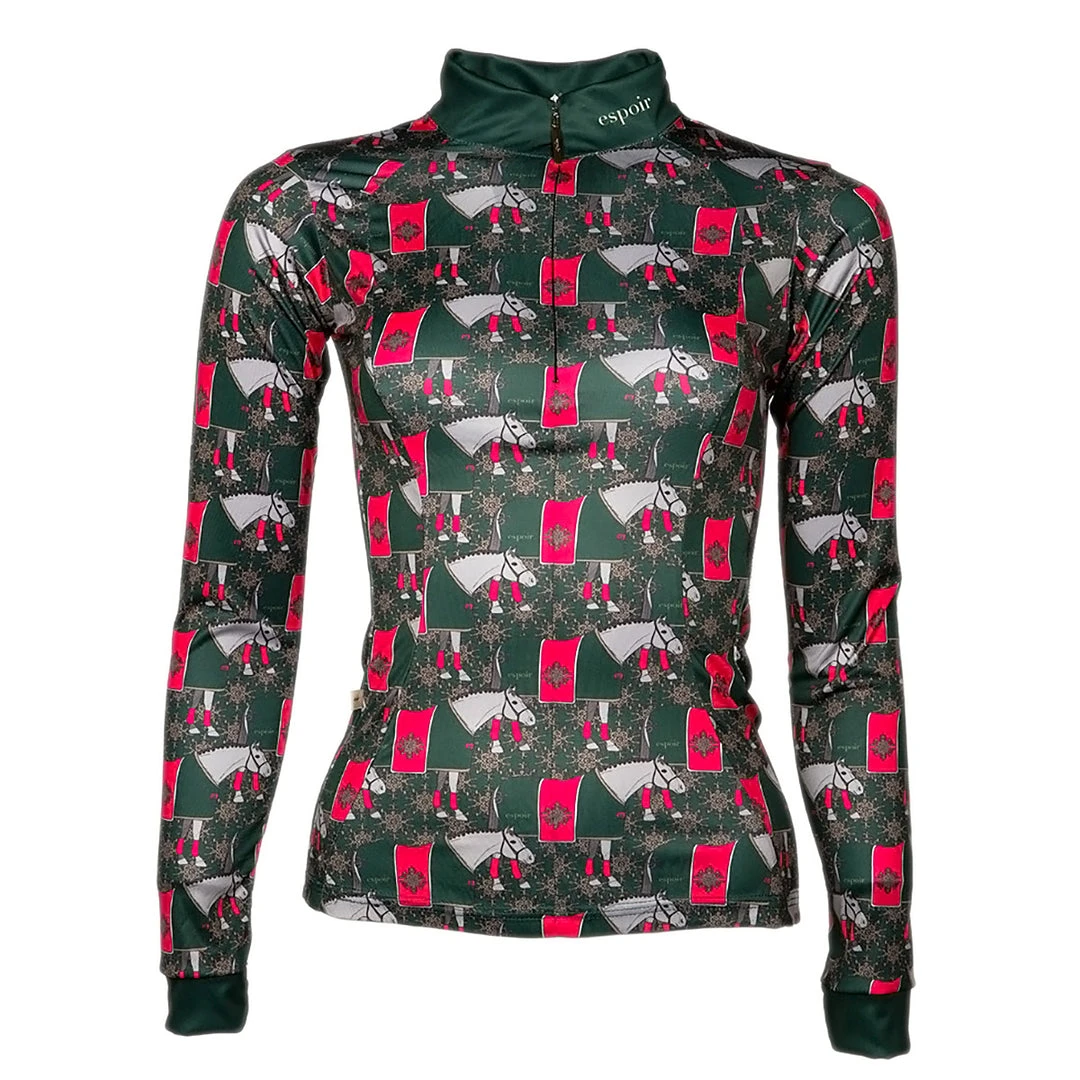 Budget ❤️ Somerset Equestrian Trading Espoir Ladies Lumiere Quarter Zip Sun Shirts 🧨 3 Somerset Equestrian Trading Espoir Ladies Lumiere Quarter Zip Sun Shirts