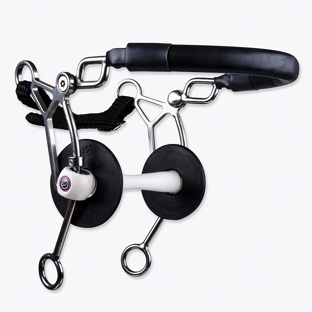 Brand new ❤️ Equine Industries Trust Inno Sense Hackamore Combination Long Flexi Soft Horse Bits 🎁 3 Equine Industries Trust Inno Sense Hackamore Combination Long Flexi Soft Horse Bits