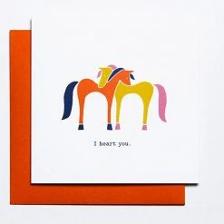 Equestrian Decor Mare Modern Goods Greeting Cards