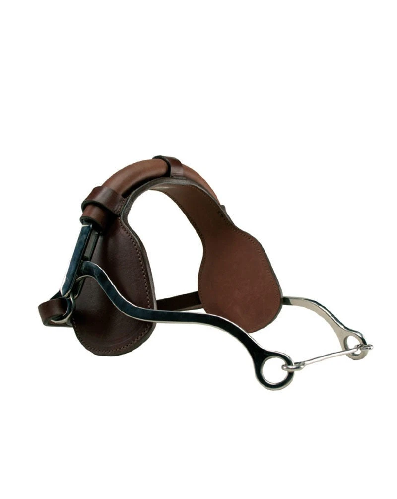 New 🛒 Partrade Horse Bits Metalab Hackamore With Padded Leather Noseband 🔔 3 Partrade Horse Bits Metalab Hackamore With Padded Leather Noseband