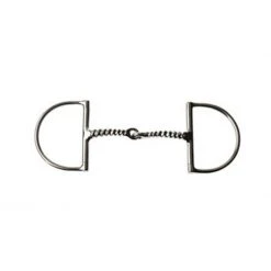 Weatherbeeta Korsteel Stainless Steel Corkscrew Dee Ring Snaffle Bit Horse Bits