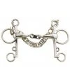 English Riding Supply Centaur French Mouth Pelham Bit With Chain Horse Bits