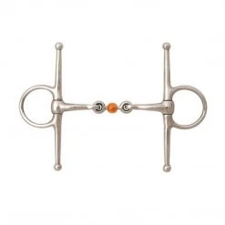 Weatherbeeta JP Korsteel Stainless Steel Copper Ball Link Full Cheek Snaffle Bit Horse Bits