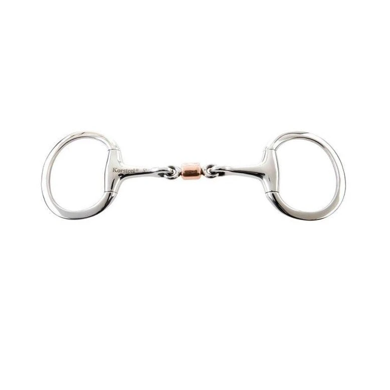 Promo 😍 Weatherbeeta Korsteel Stainless Steel Copper Roller Mouth Eggbutt Snaffle Bit Horse Bits ✨ 3 Weatherbeeta Korsteel Stainless Steel Copper Roller Mouth Eggbutt Snaffle Bit Horse Bits