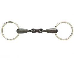 Weatherbeeta Horse Bits Korsteel Sweet Iron French Link Loose Ring Snaffle Bit