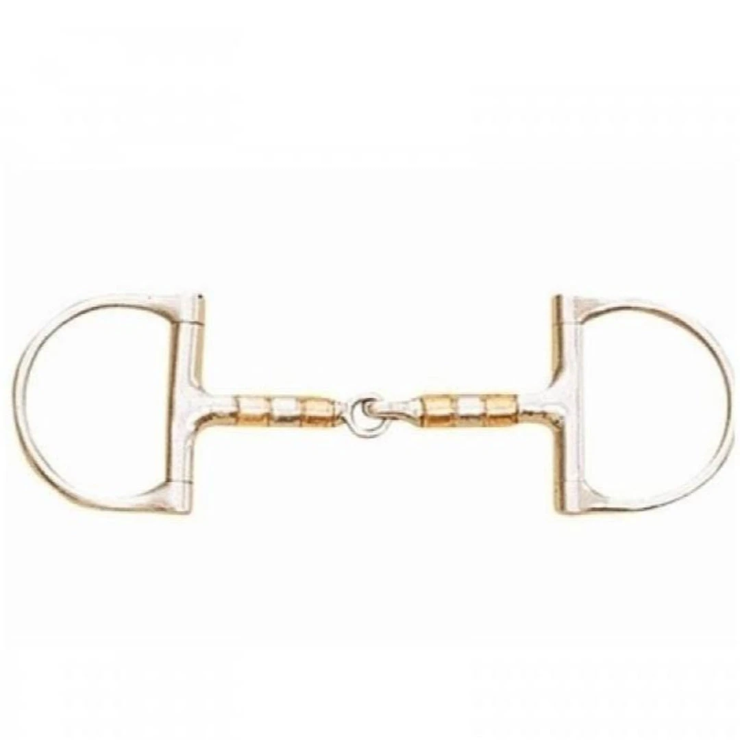 Budget ❤️ English Riding Supply Centaur Stainless Steel Roller Mouth D-Ring Bit Horse Bits 🌟 3 English Riding Supply Centaur Stainless Steel Roller Mouth D-Ring Bit Horse Bits