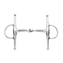 Weatherbeeta Horse Bits Korsteel Stainless Steel Corkscrew Mouth Full Cheek Snaffle Bit