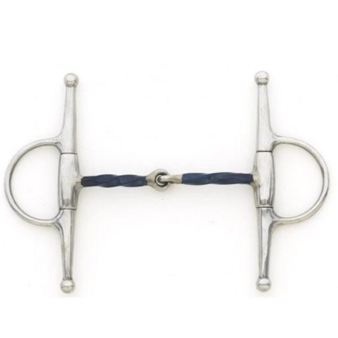 Best Pirce 🌟 English Riding Supply Horse Bits Centaur Blue Steel Slow Twist Eggbutt Full Cheek Bit ⌛ 3 English Riding Supply Horse Bits Centaur Blue Steel Slow Twist Eggbutt Full Cheek Bit