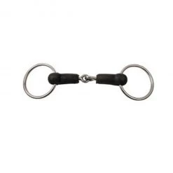 Weatherbeeta Horse Bits Korsteel Hard Rubber Jointed Loose Ring Snaffle Bit
