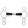 Best Sale ✨ English Riding Supply Centaur Stainless Steel Jointed Rubber Mouth 3-Ring Gag Bit ⌛ 1 English Riding Supply Centaur Stainless Steel Jointed Rubber Mouth 3-Ring Gag Bit