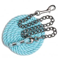 Perri's Leather Perri's Cotton Lead With Chain Halters & Leads