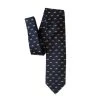 Equestrian Accessories Wild Attire Inc. Hold Your Horses Navy Blue Silk Tie