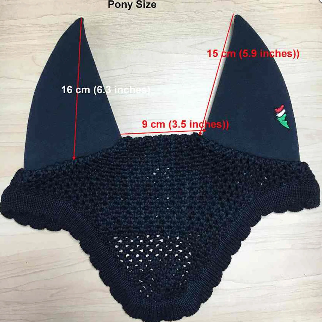 Brand new ✨ Horse Training Equipment Equiline Soundless Ear Net 🎉 10 Horse Training Equipment Equiline Soundless Ear Net