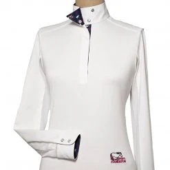 Essex Classics Ladies “Peeps” Talent Yarn Straight Collar Show Shirt Show Shirts
