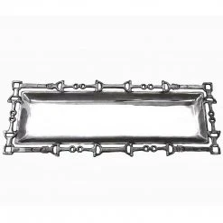 Arthur Court Equestrian Open Work Oblong Tray