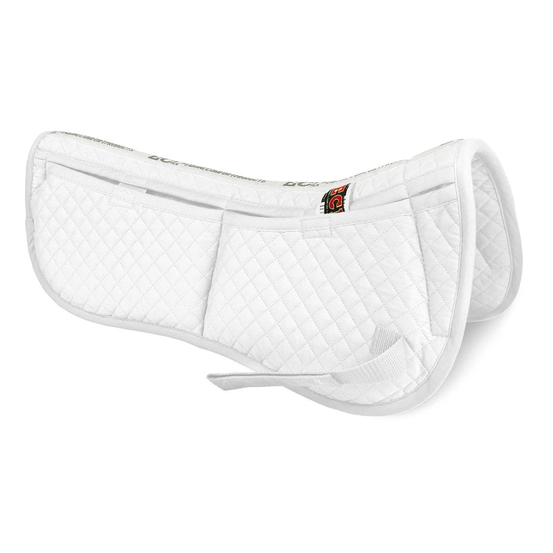 Cheapest ⭐ Equine Comfort Products ECP Quilted Correction Half Pad Saddle Pads & Fittings 🎁 4 Equine Comfort Products ECP Quilted Correction Half Pad Saddle Pads & Fittings